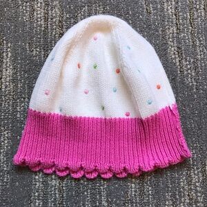 Gymboree Baby Girl Cupcake Hat Size 6-12 months